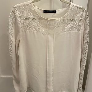 White ZARA Blouse